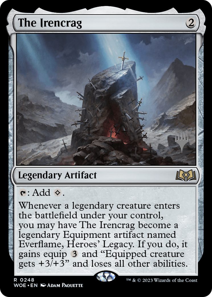 The Irencrag (Promo Pack) [Wilds of Eldraine Promos] | Gear Gaming Fayetteville