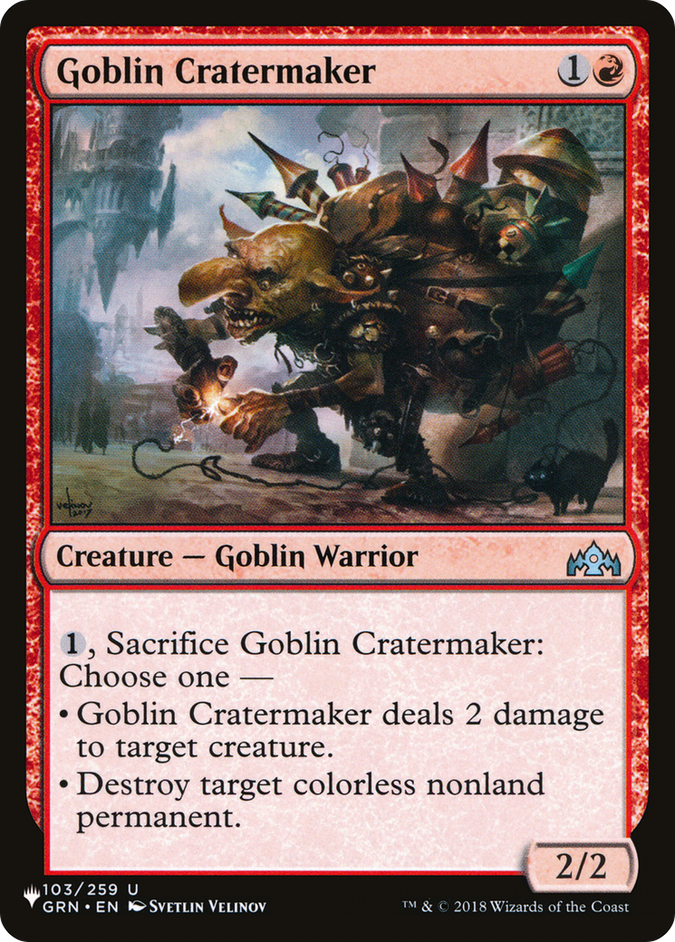 Goblin Cratermaker [The List Reprints] | Gear Gaming Fayetteville