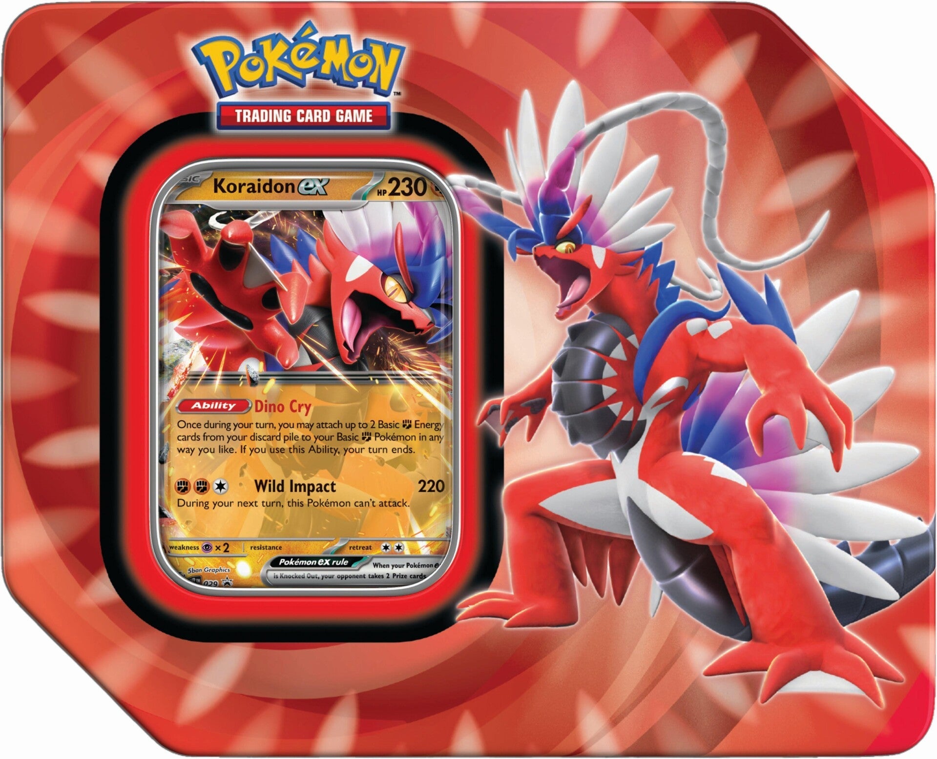 Paldea Legends Tins (Koraidon ex) | Gear Gaming Fayetteville