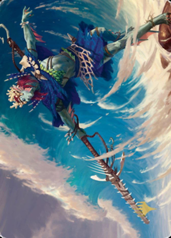 Tazeem Roilmage Art Card (Gold-Stamped Signature) [Zendikar Rising Art Series] | Gear Gaming Fayetteville
