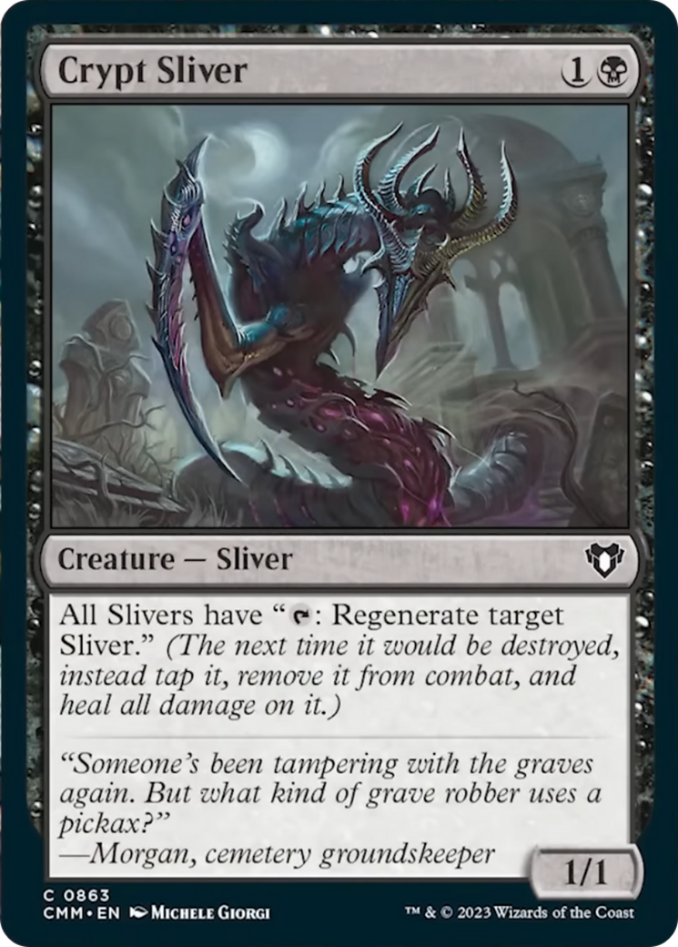 Crypt Sliver [Commander Masters] | Gear Gaming Fayetteville