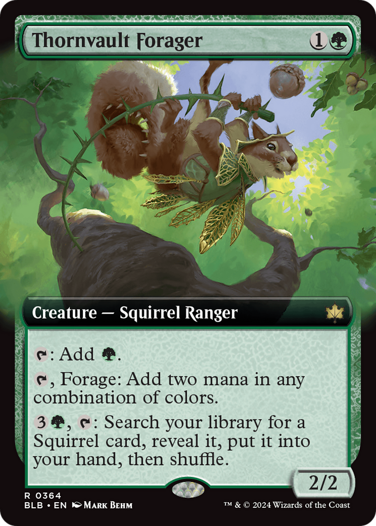 Thornvault Forager (Extended Art) [Bloomburrow] | Gear Gaming Fayetteville