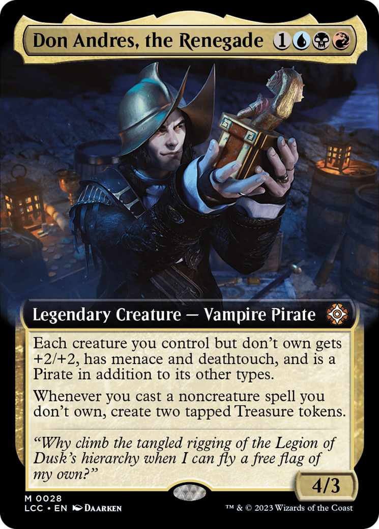 Don Andres, the Renegade (Extended Art) [The Lost Caverns of Ixalan Commander] | Gear Gaming Fayetteville