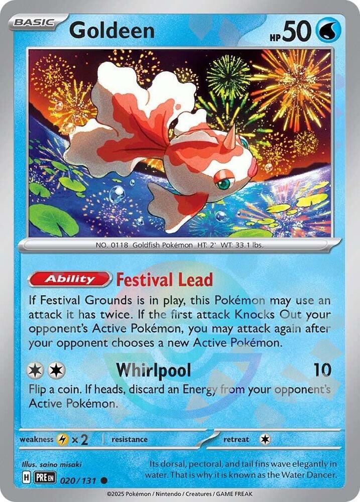 Goldeen (020/131) (Poke Ball Pattern) [Scarlet & Violet: Prismatic Evolutions] | Gear Gaming Fayetteville