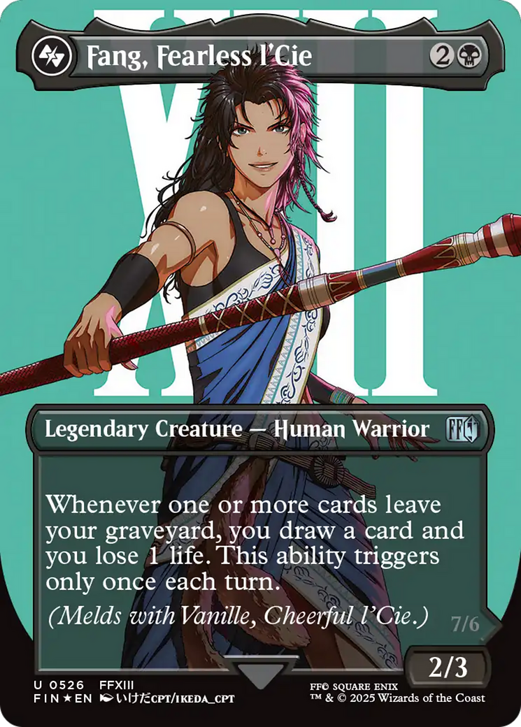 Fang, Fearless l'Cie (Borderless) (Surge Foil) [FINAL FANTASY] | Gear Gaming Fayetteville