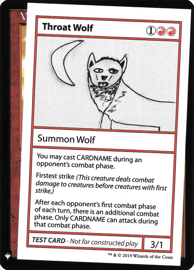 Throat Wolf [Mystery Booster Playtest Cards] | Gear Gaming Fayetteville