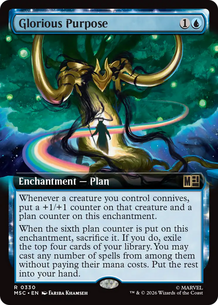 Glorious Purpose (Extended Art) [Marvel Super Heroes Commander] | Gear Gaming Fayetteville