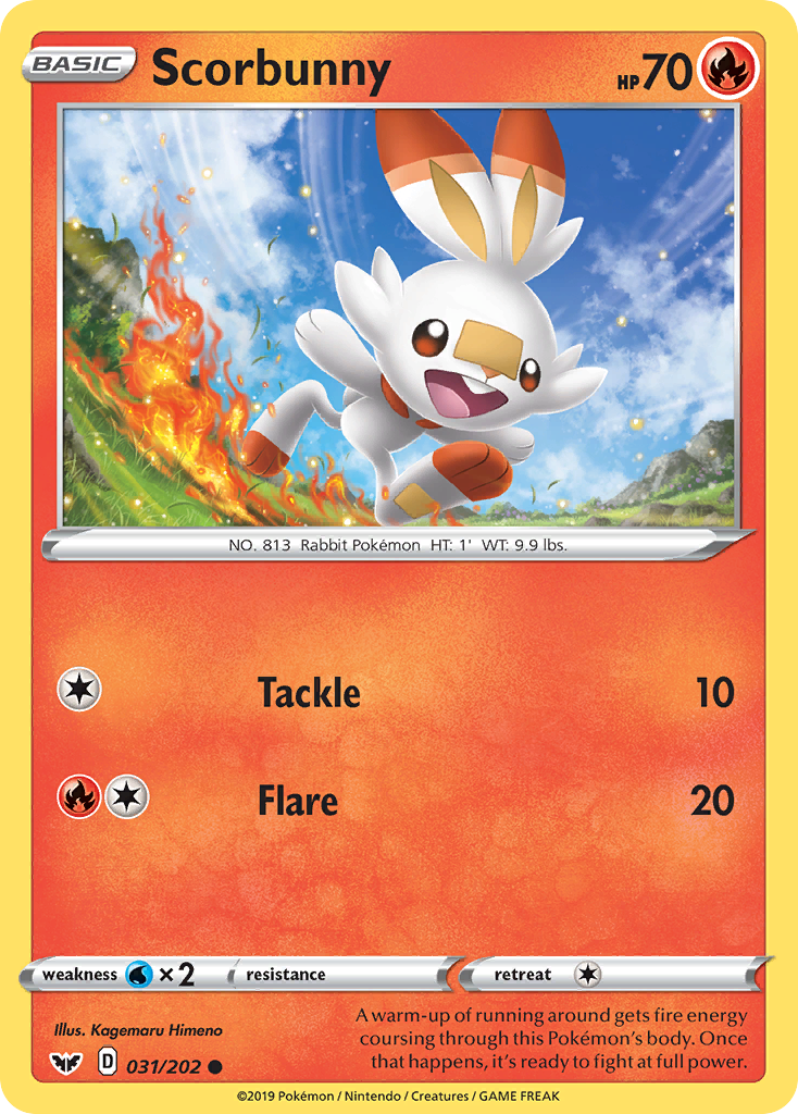 Scorbunny (031/202) [Sword & Shield: Base Set] | Gear Gaming Fayetteville