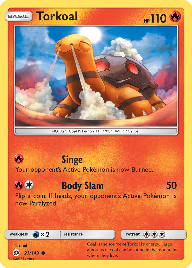 Torkoal (23/149) [Sun & Moon: Base Set] | Gear Gaming Fayetteville