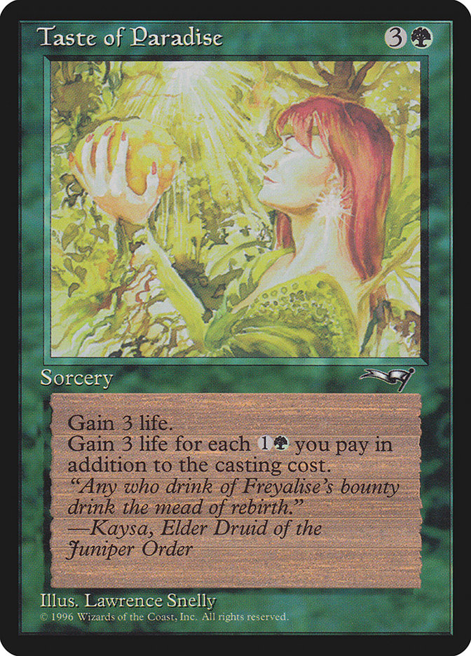 Taste of Paradise (Holding Fruit) [Alliances] | Gear Gaming Fayetteville