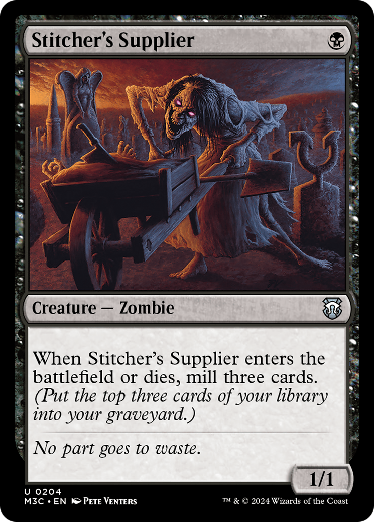 Stitcher's Supplier (Ripple Foil) [Modern Horizons 3 Commander] | Gear Gaming Fayetteville