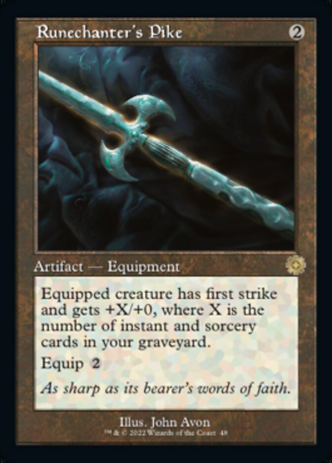 Runechanter's Pike (Retro) [The Brothers' War Retro Artifacts] | Gear Gaming Fayetteville