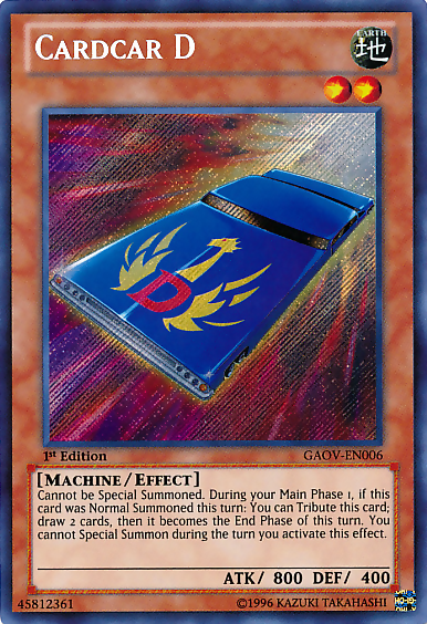 Cardcar D [GAOV-EN006] Secret Rare | Gear Gaming Fayetteville