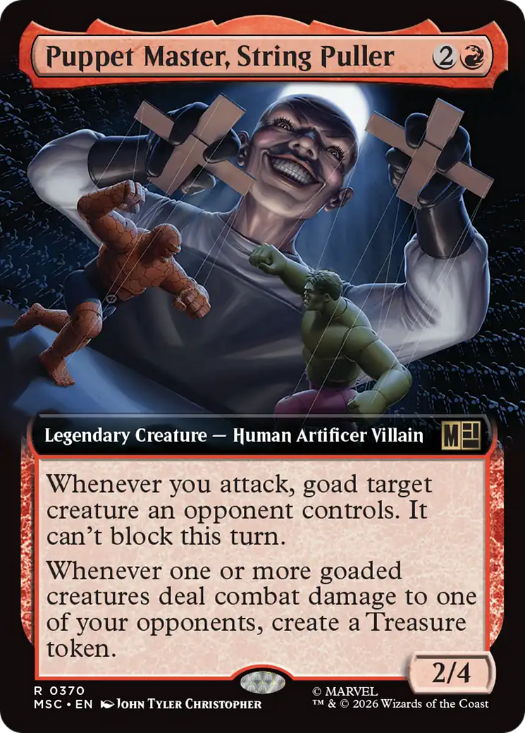 Puppet Master, String Puller (Extended Art) [Marvel Super Heroes Commander] | Gear Gaming Fayetteville
