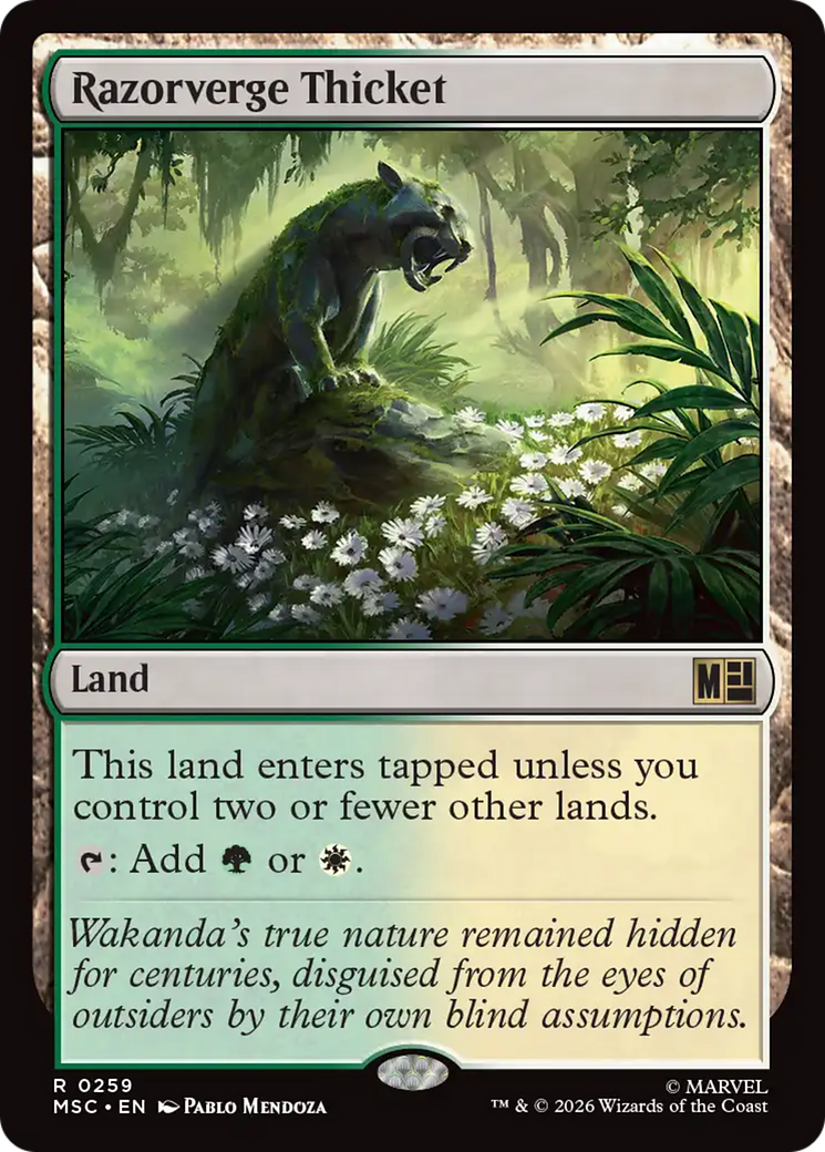 Razorverge Thicket [Marvel Super Heroes Commander] | Gear Gaming Fayetteville