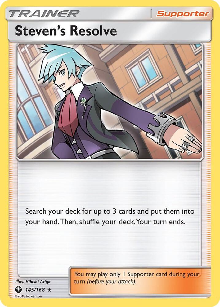 Steven's Resolve (145/168) [Sun & Moon: Celestial Storm] | Gear Gaming Fayetteville