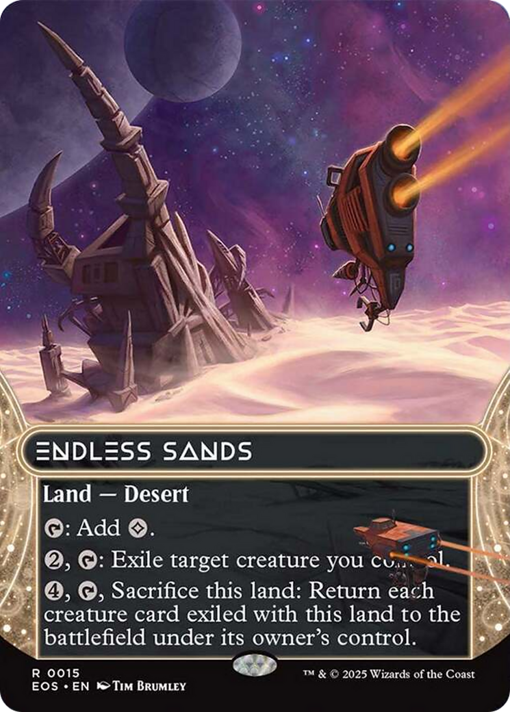 Endless Sands (0015) (Borderless) [Edge of Eternities: Stellar Sights] | Gear Gaming Fayetteville