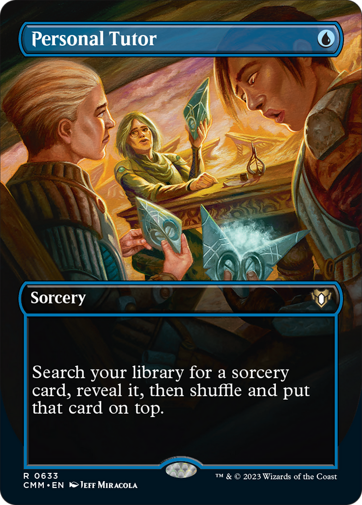 Personal Tutor (Borderless) [Commander Masters] | Gear Gaming Fayetteville