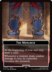 The Blackjack // The Monarch Double-Sided Token (Surge Foil) [FINAL FANTASY Commander Tokens] | Gear Gaming Fayetteville