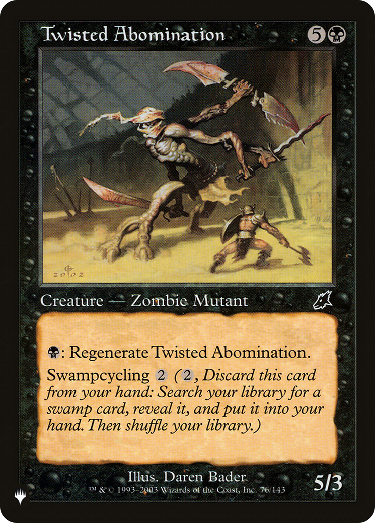 Twisted Abomination [The List Reprints] | Gear Gaming Fayetteville