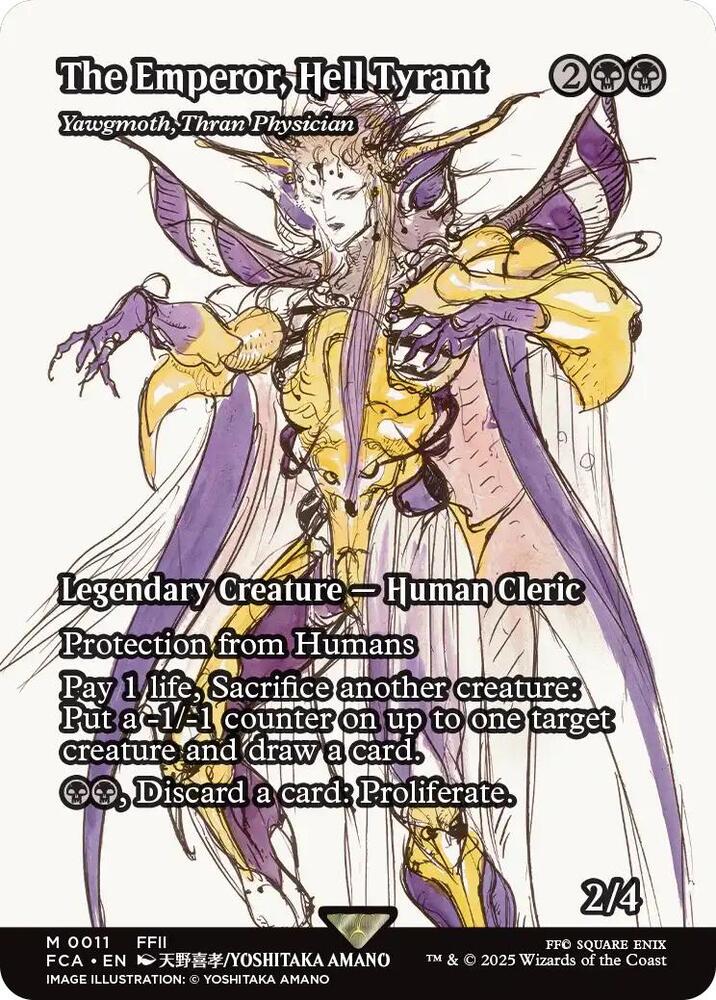The Emperor, Hell Tyrant - Yawgmoth, Thran Physician (Showcase) [FINAL FANTASY : Through the Ages] | Gear Gaming Fayetteville