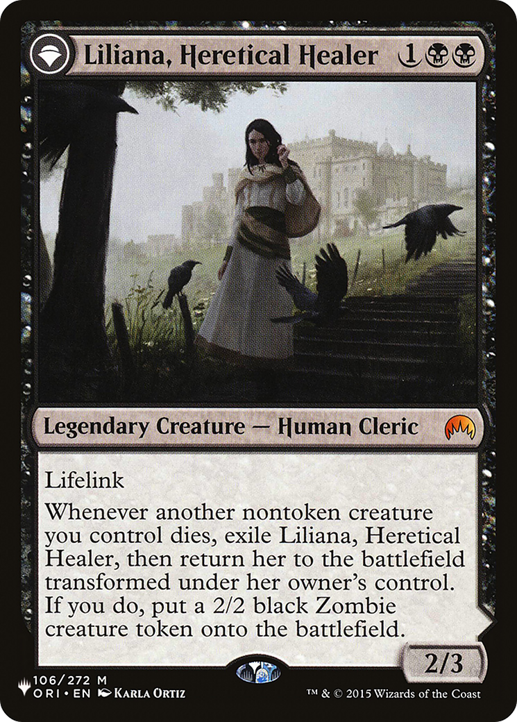 Liliana, Heretical Healer // Liliana, Defiant Necromancer [Secret Lair: From Cute to Brute] | Gear Gaming Fayetteville