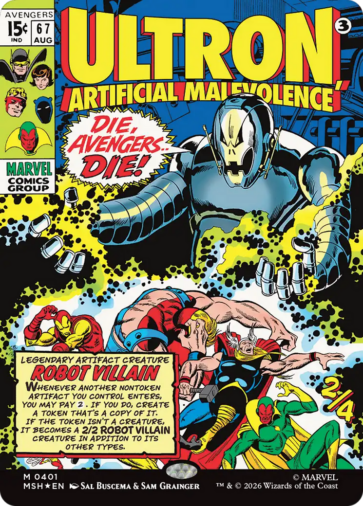 Ultron, Artificial Malevolence (Borderless) (0401) [Marvel Super Heroes] | Gear Gaming Fayetteville