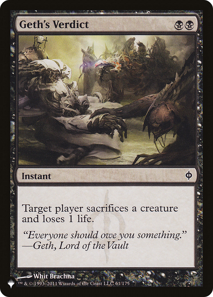 Geth's Verdict [The List] | Gear Gaming Fayetteville