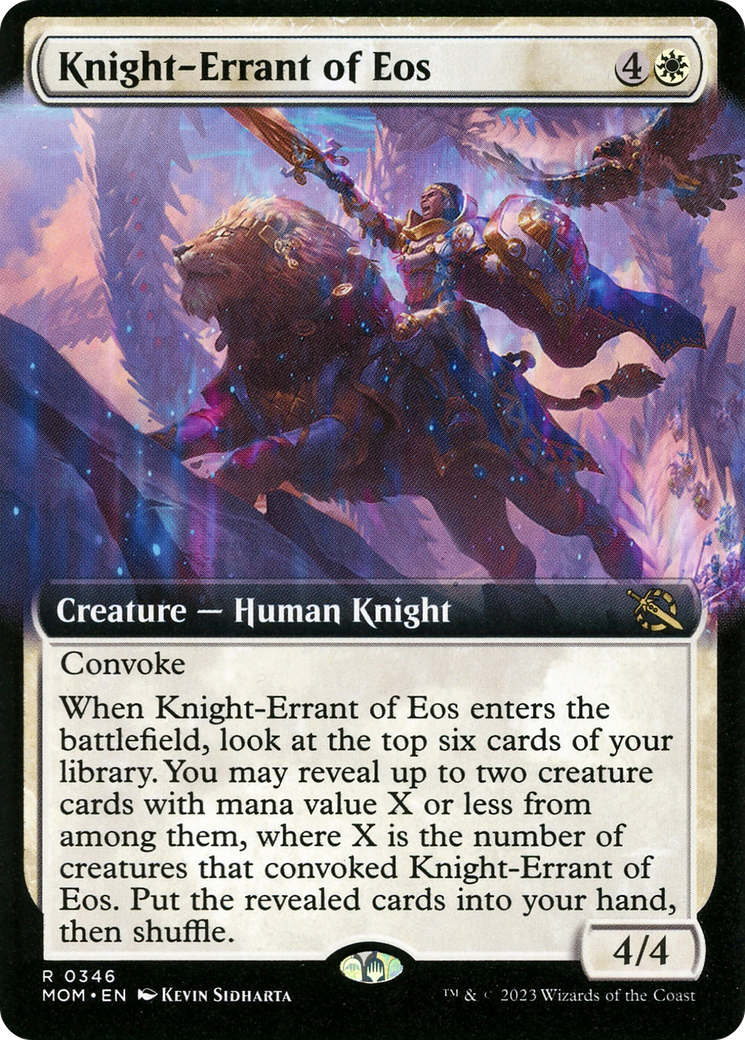 Knight-Errant of Eos (Extended Art) [March of the Machine] | Gear Gaming Fayetteville