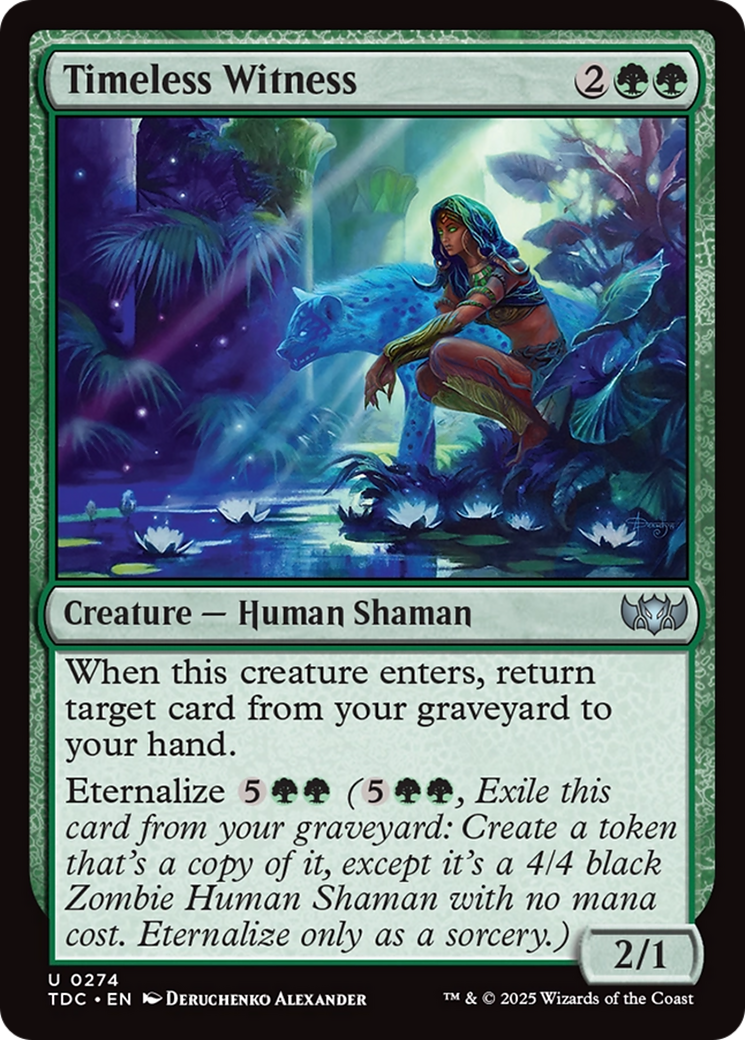 Timeless Witness [Tarkir: Dragonstorm Commander] | Gear Gaming Fayetteville