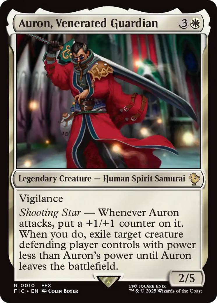 Auron, Venerated Guardian [FINAL FANTASY Commander] | Gear Gaming Fayetteville