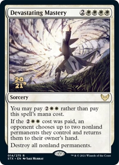 Devastating Mastery [Strixhaven: School of Mages Prerelease Promos] | Gear Gaming Fayetteville