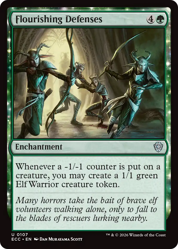 Flourishing Defenses [Lorwyn Eclipsed Commander] | Gear Gaming Fayetteville
