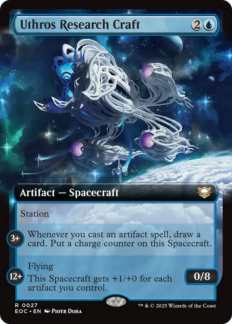 Uthros Research Craft (Extended Art) [Edge of Eternities Commander] | Gear Gaming Fayetteville
