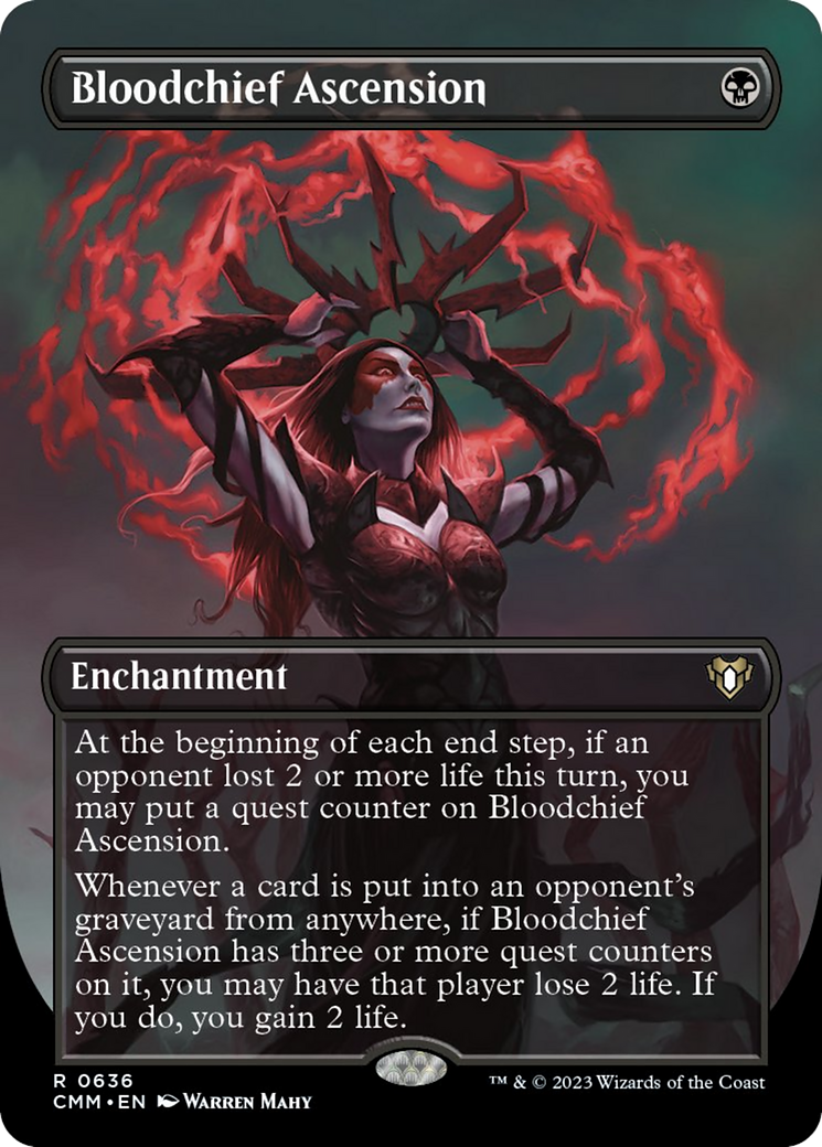 Bloodchief Ascension (Borderless Alternate Art) [Commander Masters] | Gear Gaming Fayetteville