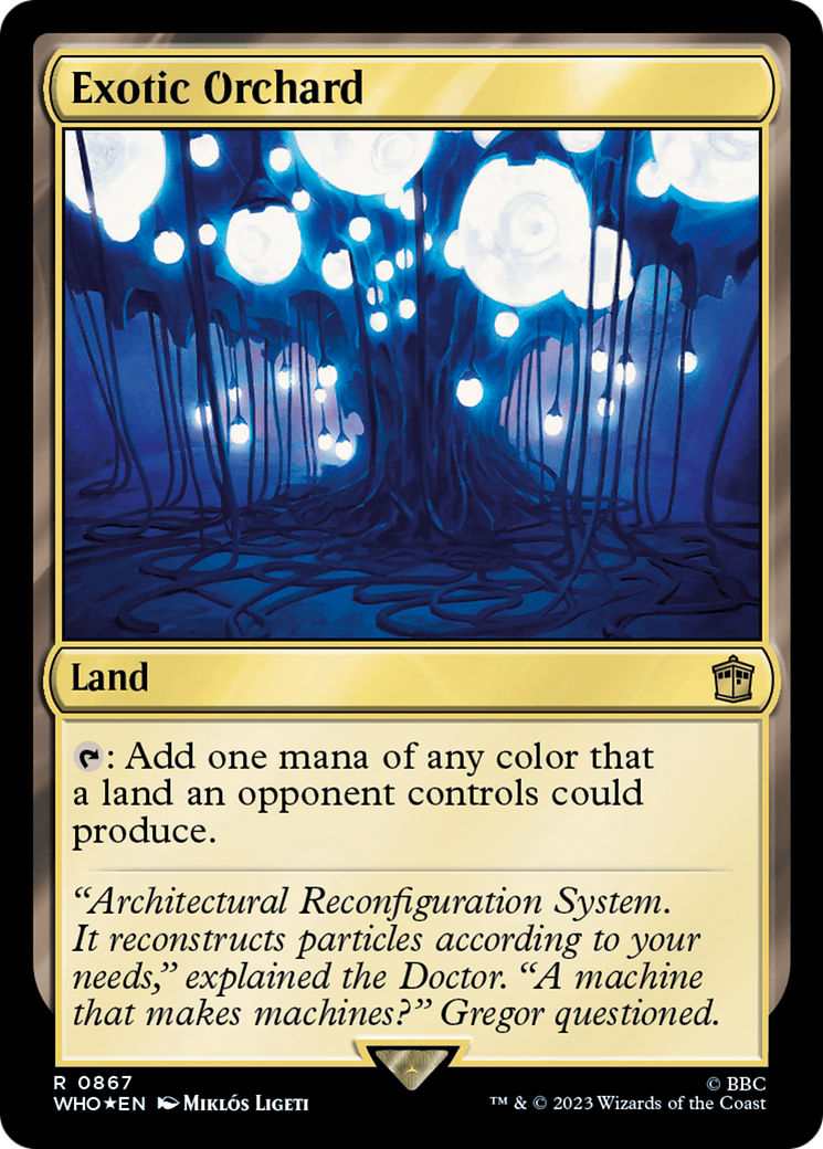 Exotic Orchard (Surge Foil) [Doctor Who] | Gear Gaming Fayetteville