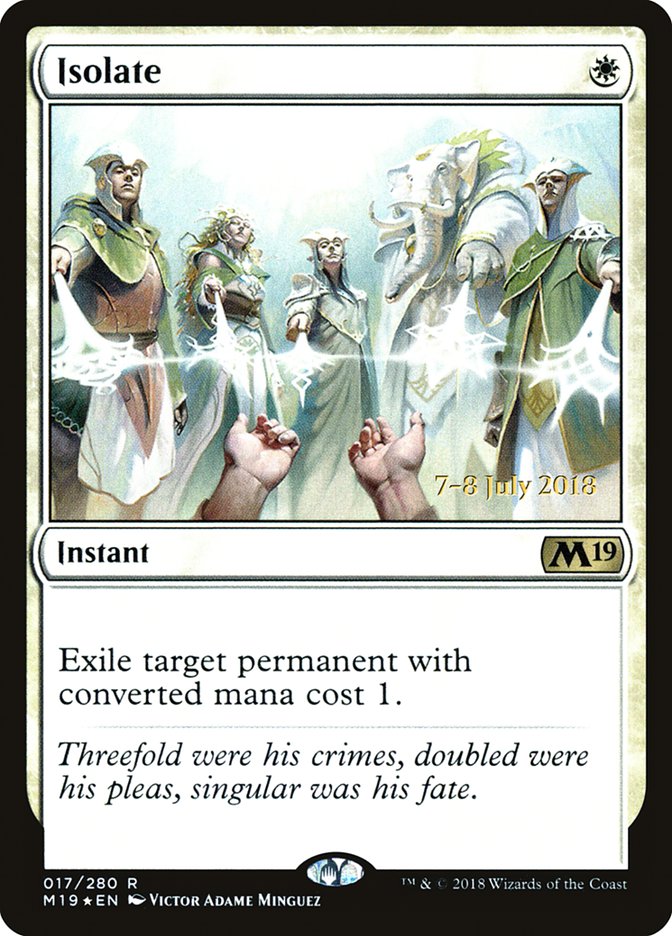 Isolate [Core Set 2019 Prerelease Promos] | Gear Gaming Fayetteville