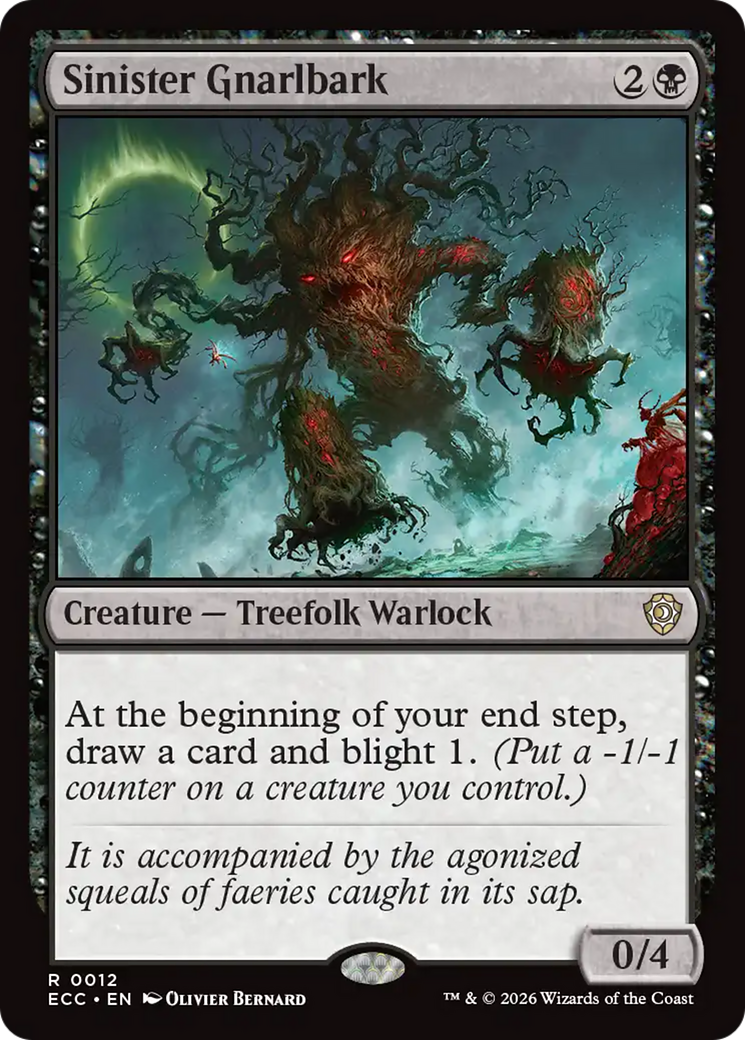 Sinister Gnarlbark [Lorwyn Eclipsed Commander] | Gear Gaming Fayetteville