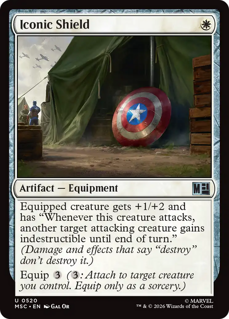 Iconic Shield [Marvel Super Heroes Commander] | Gear Gaming Fayetteville