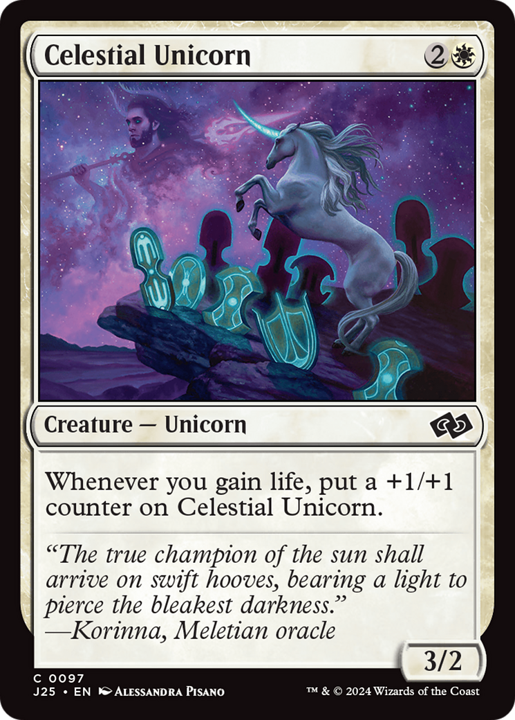 Celestial Unicorn [Foundations Jumpstart] | Gear Gaming Fayetteville