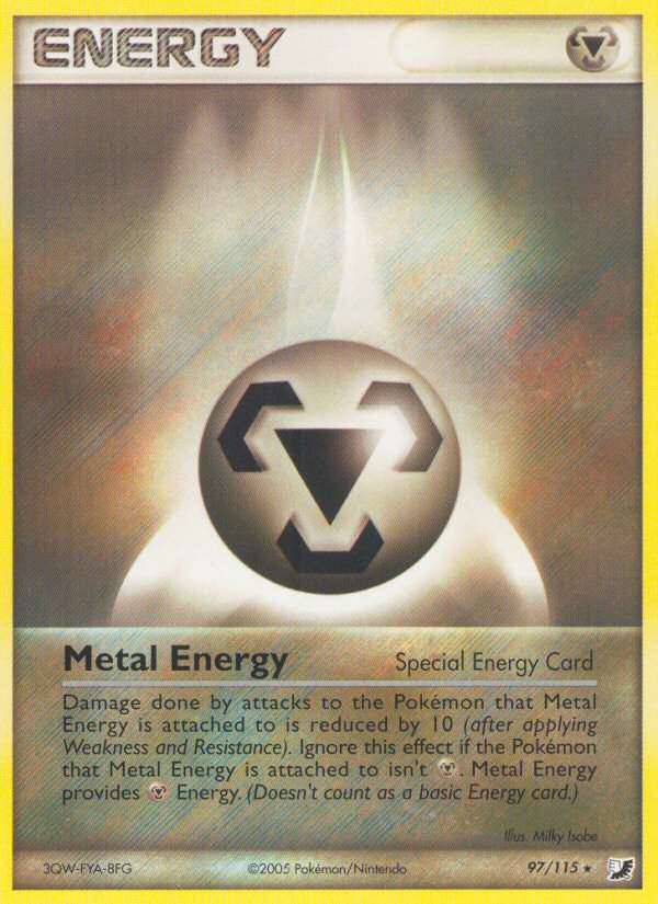 Metal Energy (97/115) [EX: Unseen Forces] | Gear Gaming Fayetteville