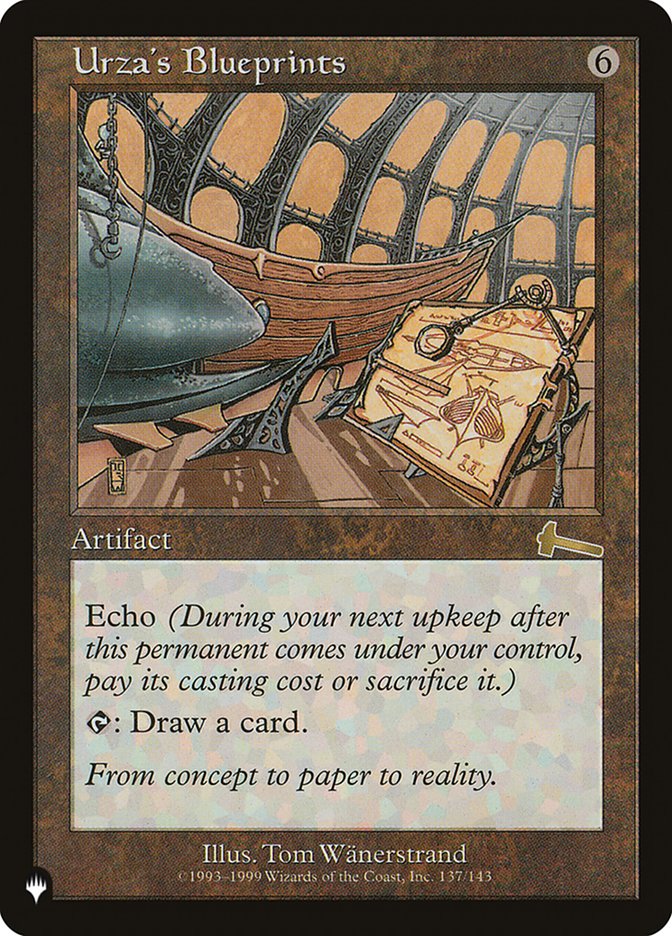 Urza's Blueprints [The List] | Gear Gaming Fayetteville