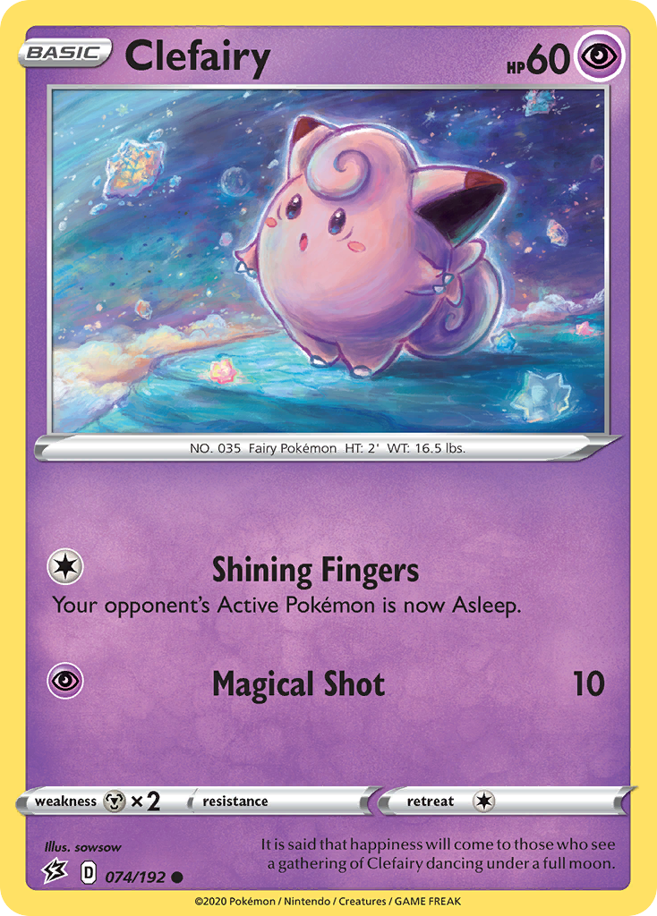 Clefairy (074/192) [Sword & Shield: Rebel Clash] | Gear Gaming Fayetteville