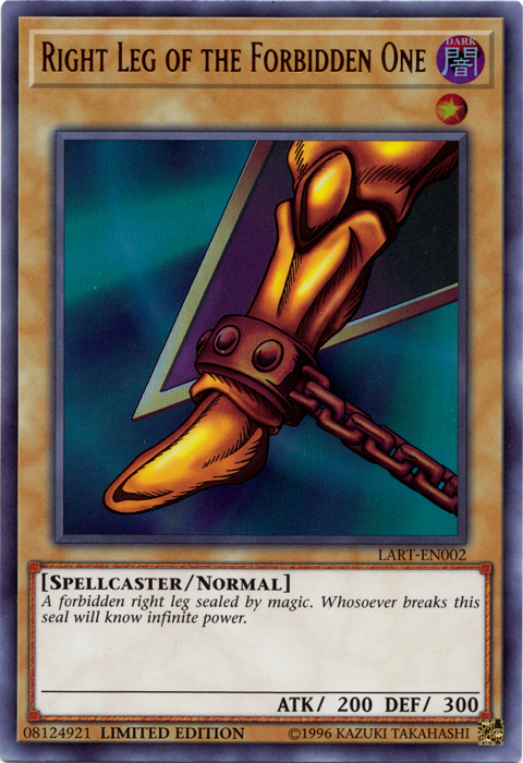 Right Leg of the Forbidden One [LART-EN002] Ultra Rare | Gear Gaming Fayetteville