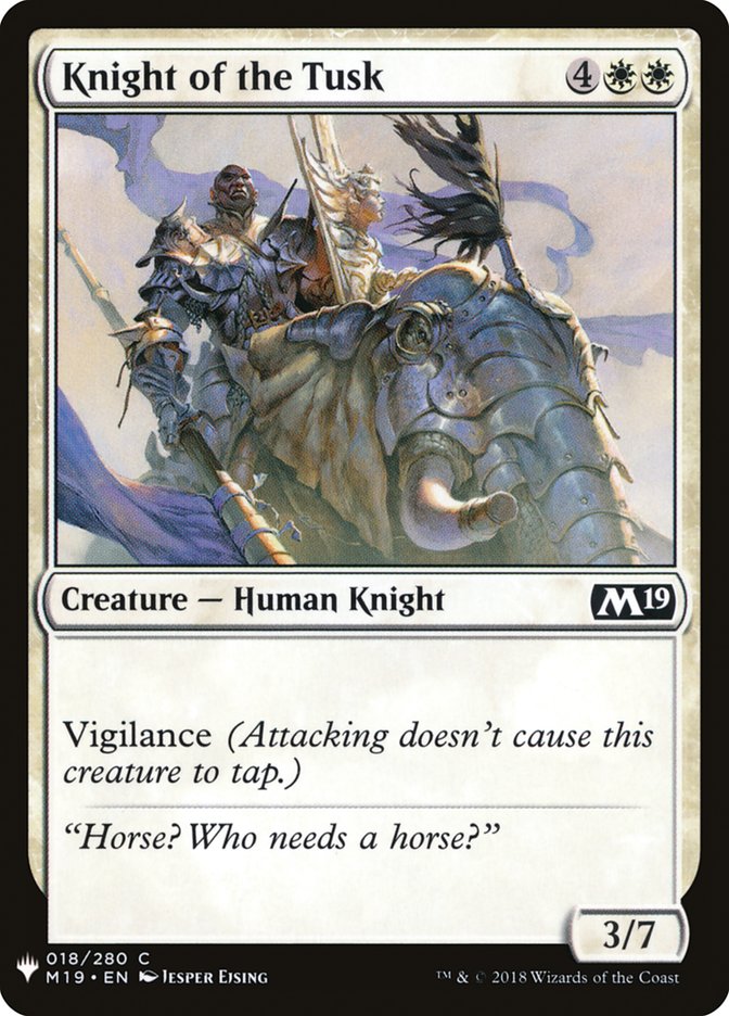 Knight of the Tusk [Mystery Booster] | Gear Gaming Fayetteville