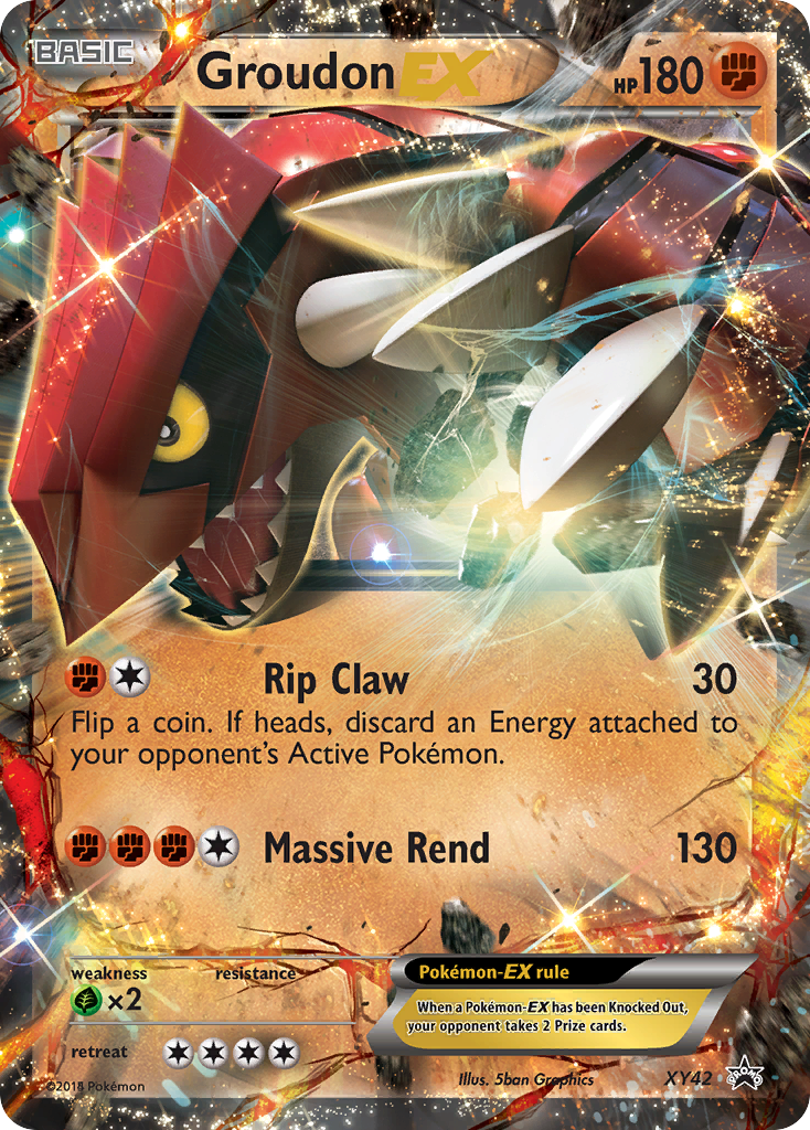 Groudon EX (XY42) [XY: Black Star Promos] | Gear Gaming Fayetteville