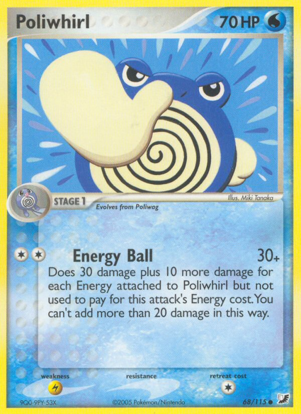 Poliwhirl (68/115) [EX: Unseen Forces] | Gear Gaming Fayetteville