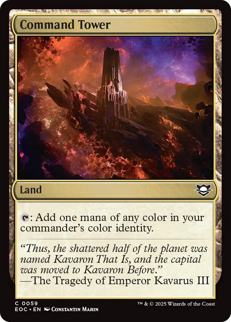 Command Tower [Edge of Eternities Commander] | Gear Gaming Fayetteville