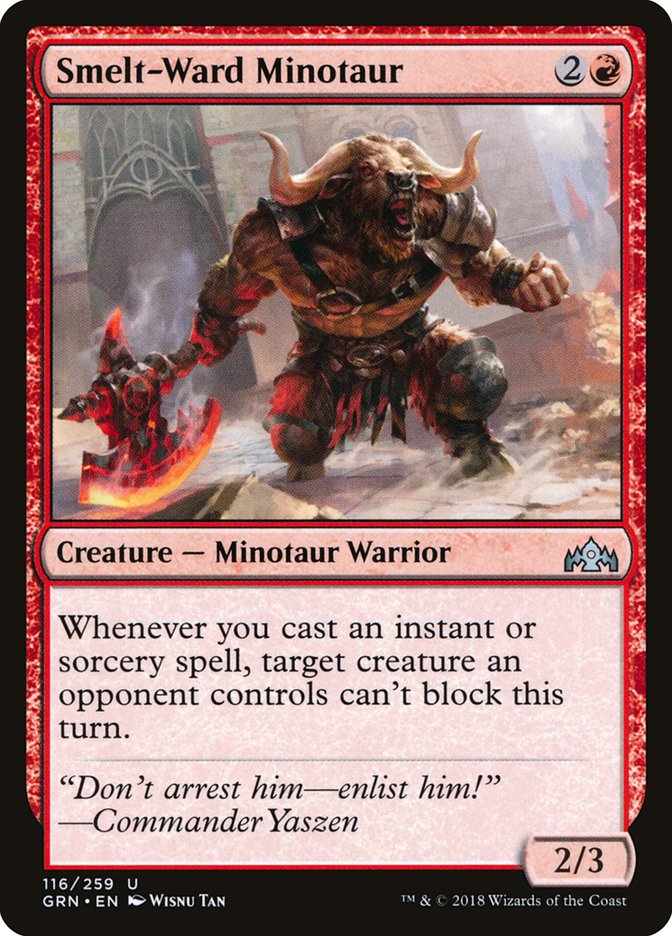 Smelt-Ward Minotaur [Guilds of Ravnica] | Gear Gaming Fayetteville