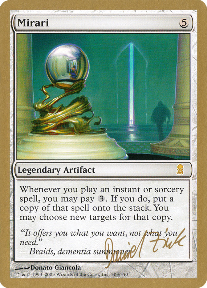 Mirari (Daniel Zink) [World Championship Decks 2003] | Gear Gaming Fayetteville
